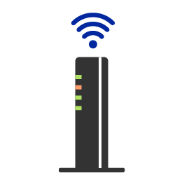 インターネット環境があること<br />（モデムとは別にルーターが必要）